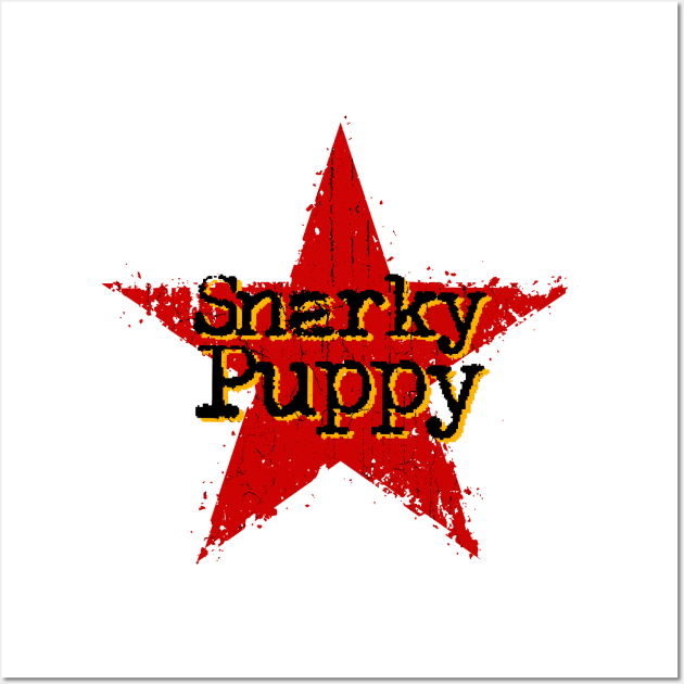 best vintage star Snarky Puppy Wall Art by BerduaPodcast